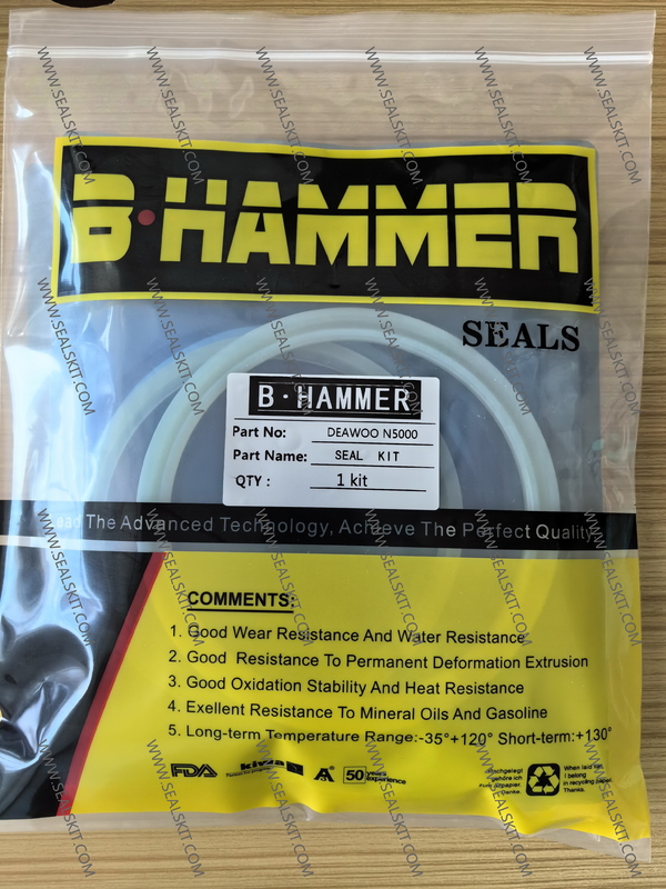 DEAWOO N5000 Hydrualic Breaker Seal Kit  86693660  137MM