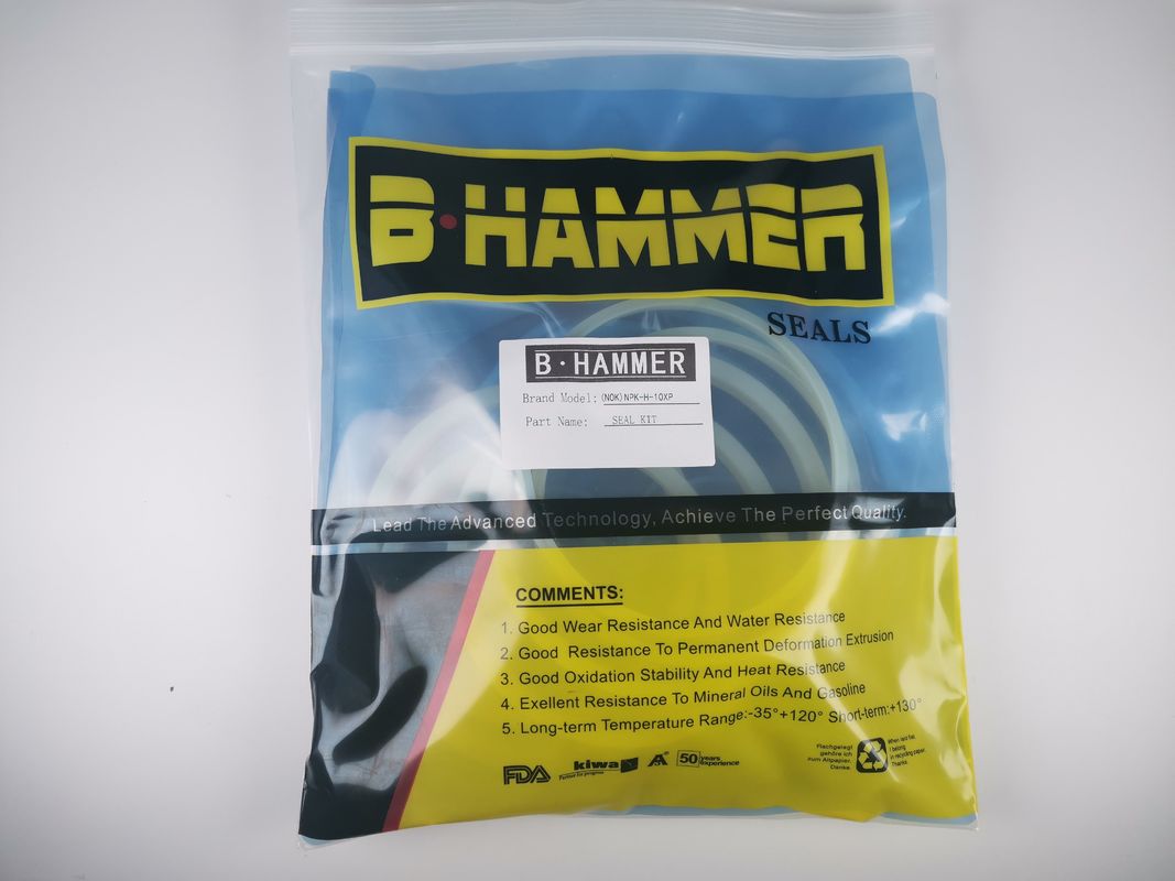 PU PTFE NY NBR Hammer NPK H 10XP Hydraulic Breaker Repair Seal Kit